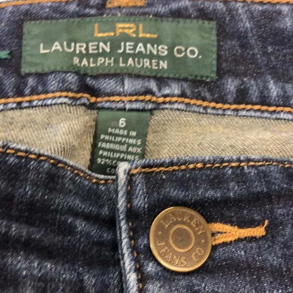 Lauren Ralph Lauren Denim Blue Jeans Size 6 - Picture 5 of 5